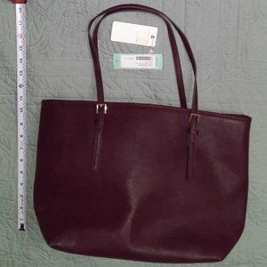Urban Expressions Robi Classic Work Tote, Burgundy